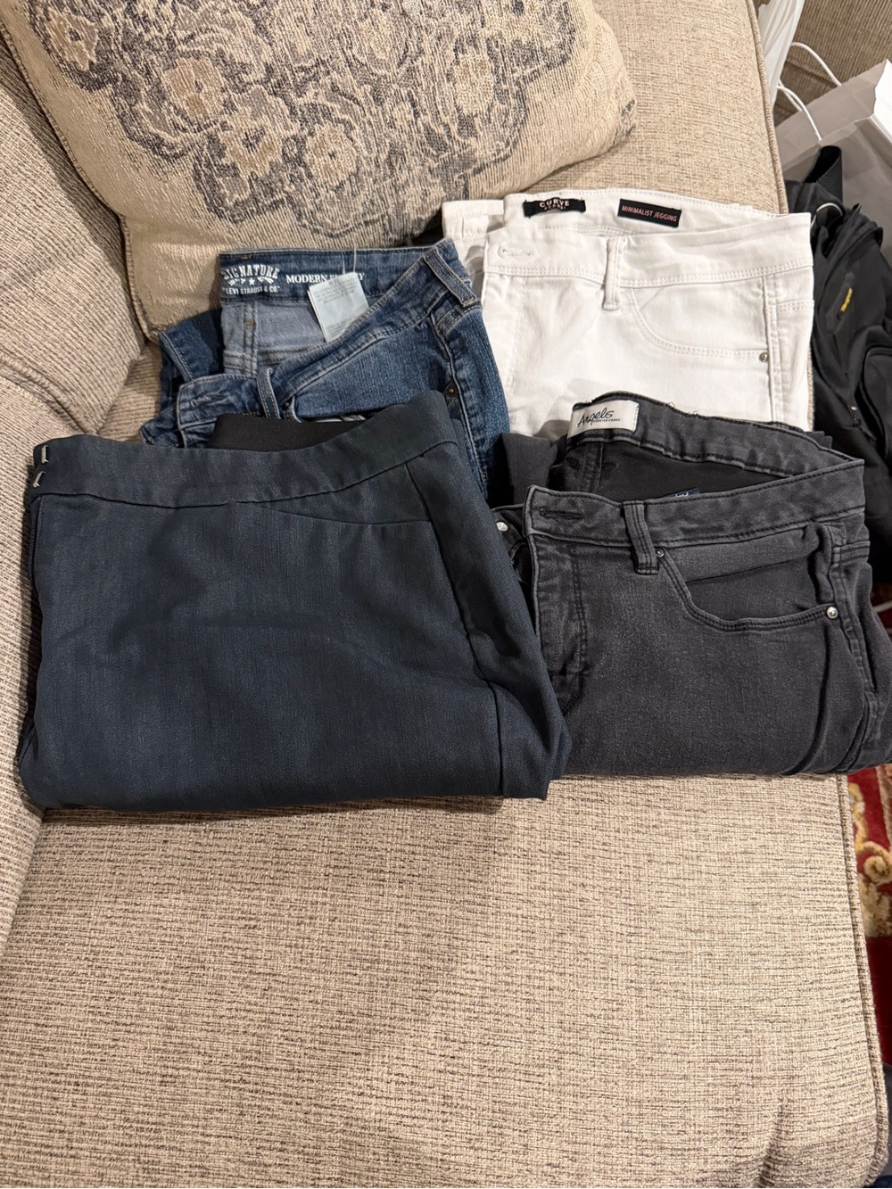 Women’s Pants Lot Size 16 JM Levi’s Signature Angels Curve Appeal 4 Pairs EUC